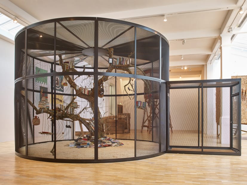 Image of Mark Dion bird cage