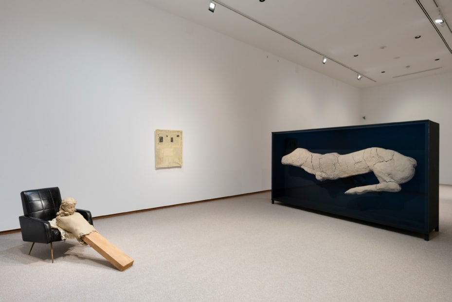 Image of Installation view of Mark Manders exhibition at Bonnefanten Museum