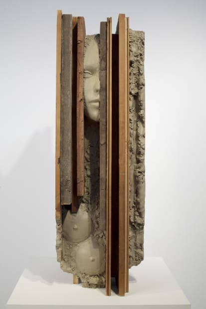 image of Mark Manders head sculpture