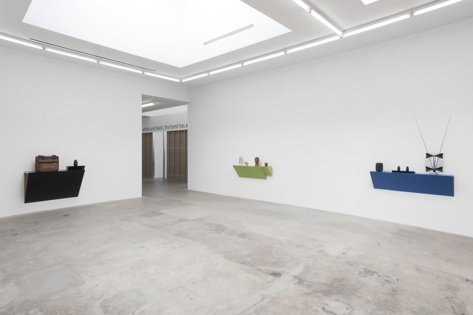 Haim Steinbach installation view of shelves