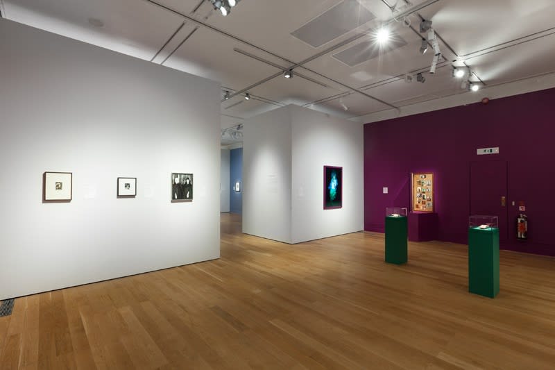 Installation view of Gillian Wearing at National Portrait Gallery, photographs