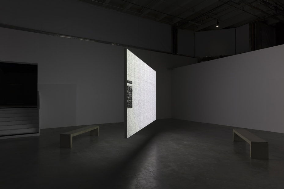 installation image of Saraceno exhibition at Palais de Tokyo