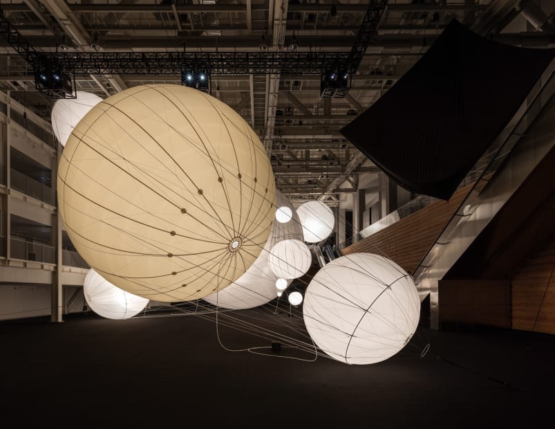 image of Saraceno sphere installation