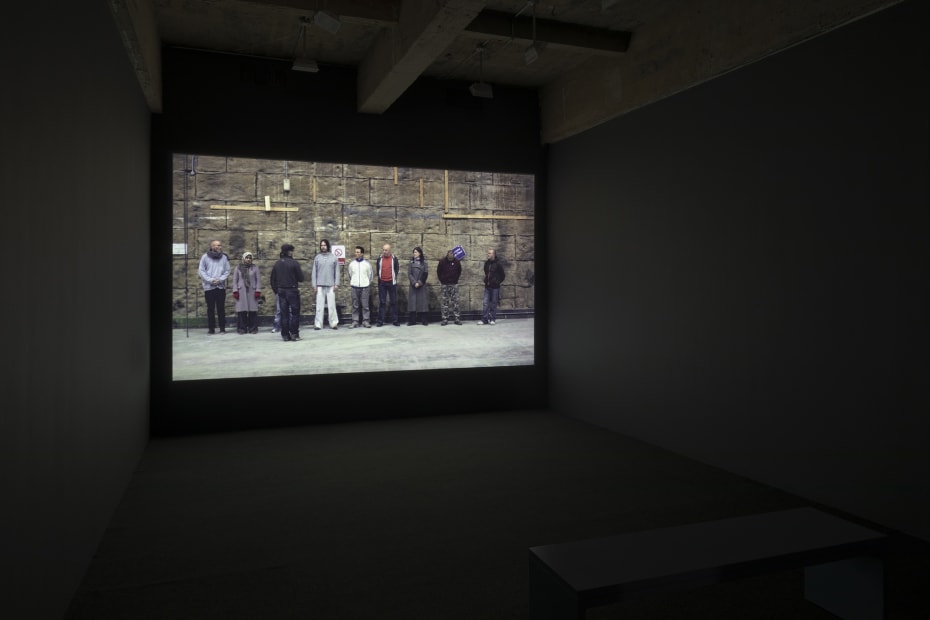 This is a installation image of "Songs in the Dark" at Tanya Bonakdar Gallery, New York, 2020.