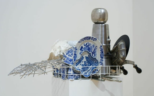 image of a dish rack sculpture
