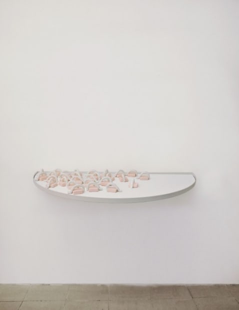 image of Nicole Wermers shelf sculptures