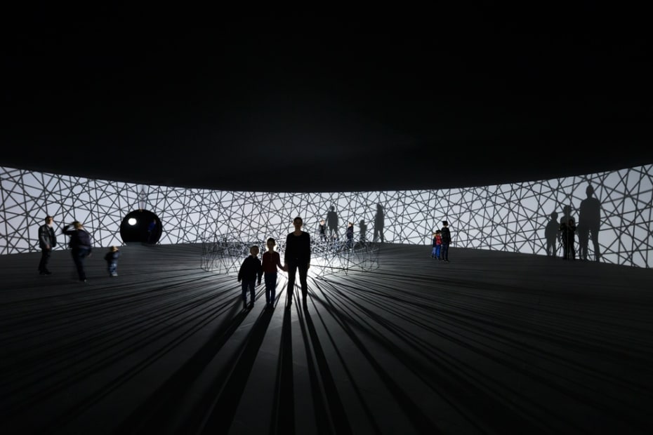 image of Olafur Eliasson light and shadow effect on surrounding walls