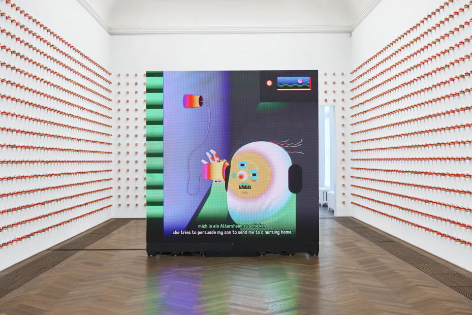 Image of Wong Ping video at Kunsthalle Basel