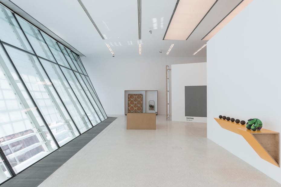 image of Haim Steinbach installation view at Bolzano