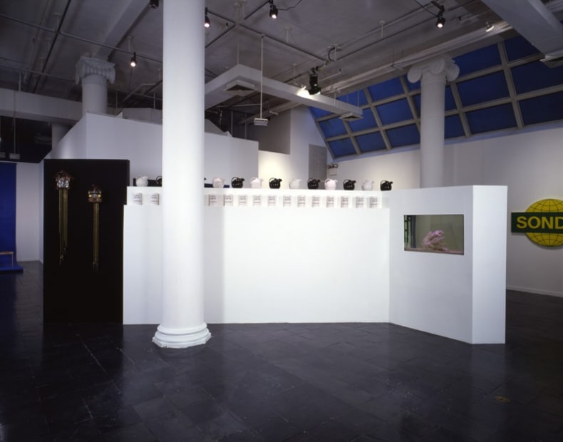 Haim Steinbach display at New Museum