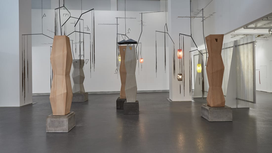 image of Martin Boyce installation at A4 Museum