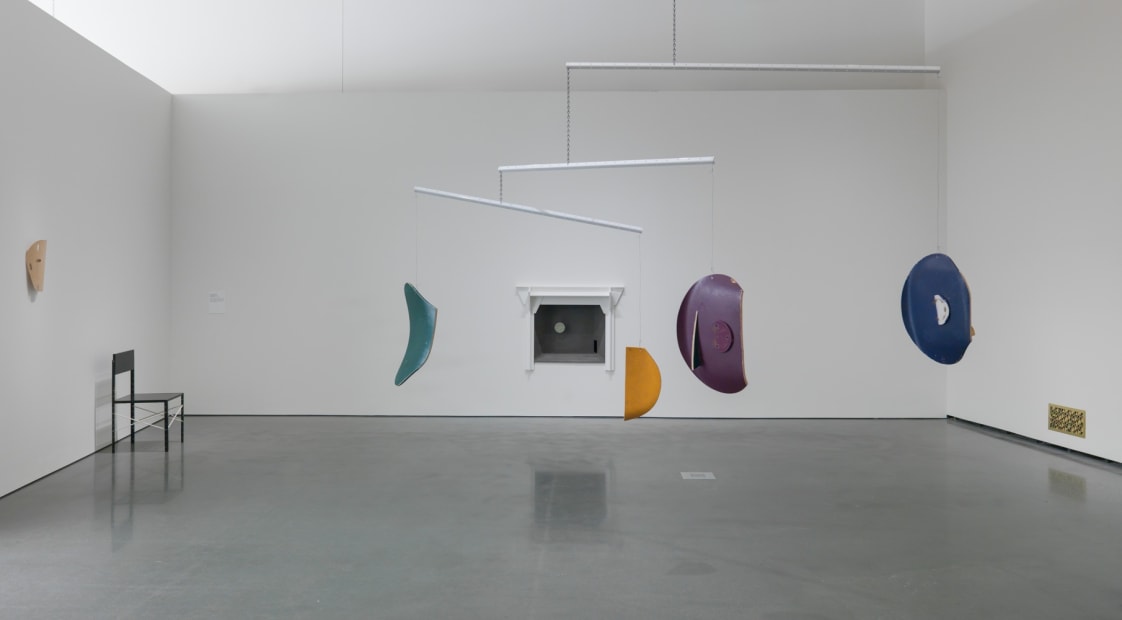 installation view of Martin Boyce at RISD
