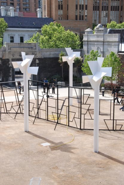 image of Martin Boyce outdoor installation