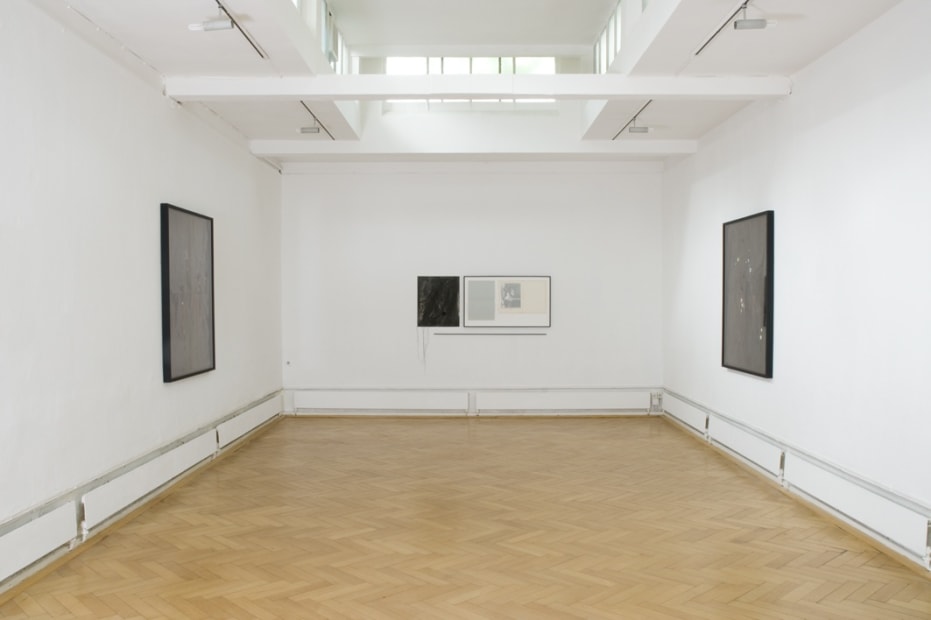 Image of Dirk Stewen installation of works on paper