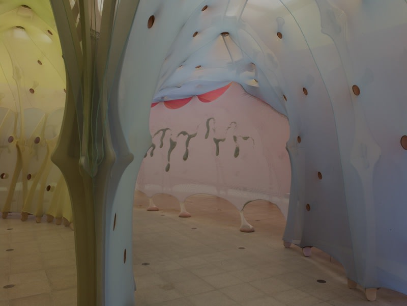 image of inside Ernesto Neto installation