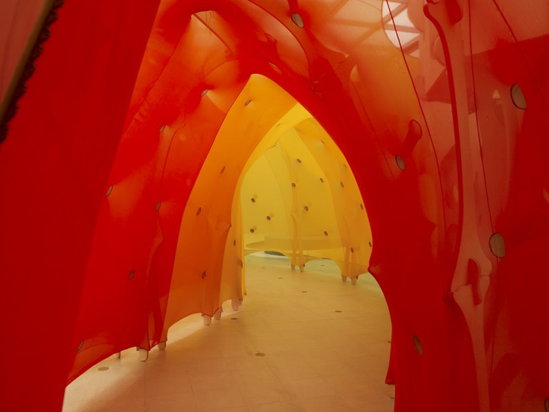 image of inside Ernesto Neto installation