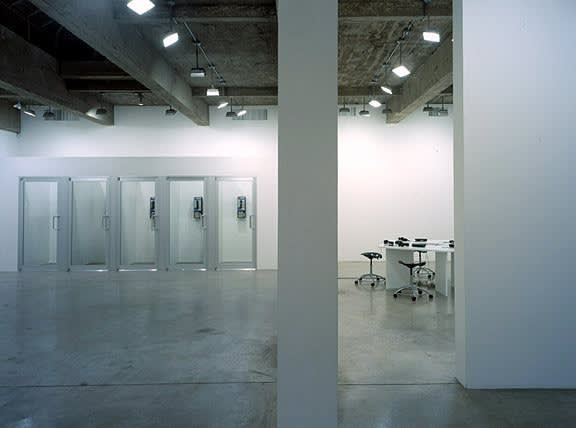 Installation view of MICHAEL ELMGREEN AND INGAR DRAGSET: PHONE HOME