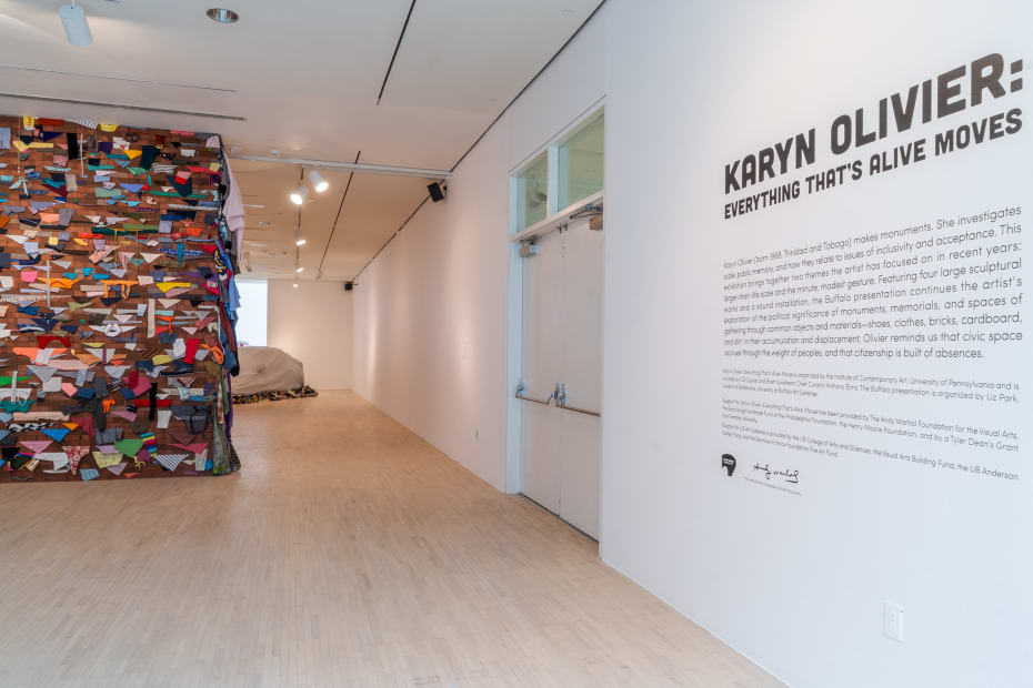 Installation image of Karyn Olivier: Everything That’s Alive Moves.