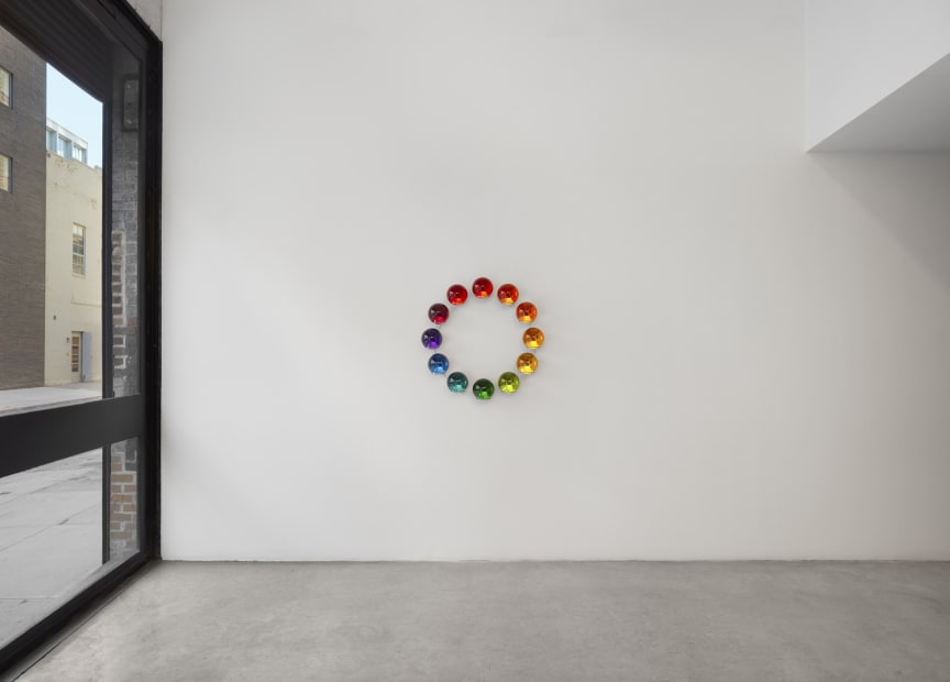 installation view of Eliasson exhibition