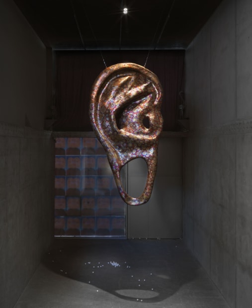 Wong Ping installation view of Earwax