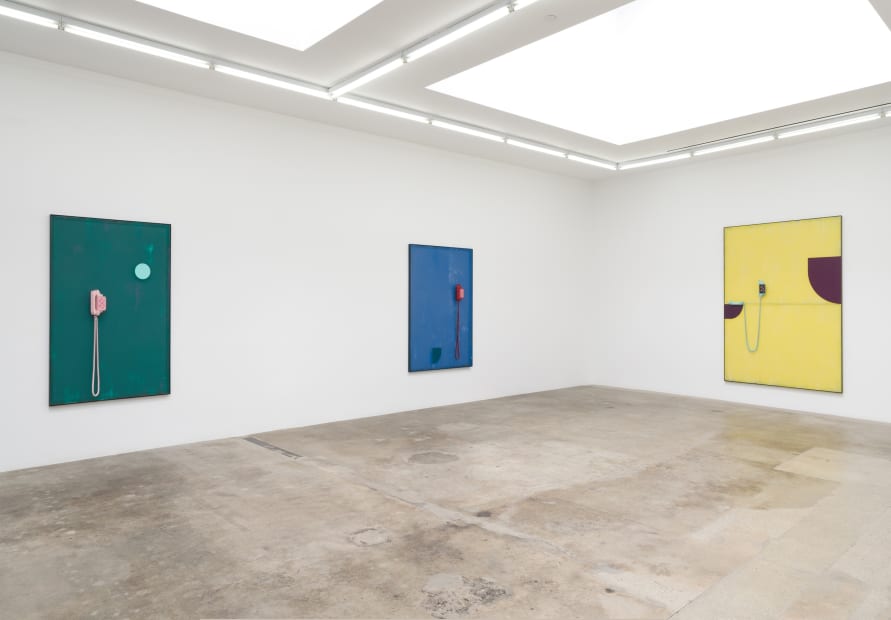 installation images of Martin Boyce Tanya Bonakdar Gallery in Los Angeles, 2022.