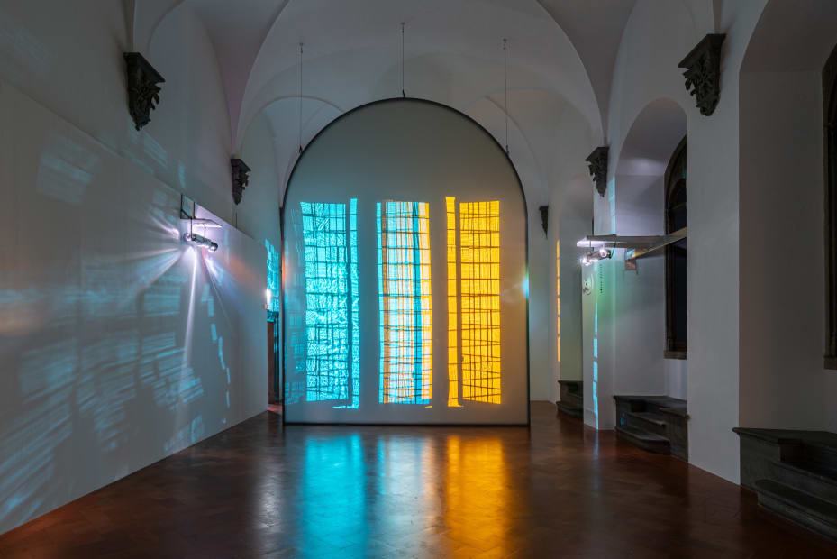 Installation view of Olafur Eliasson: Nel tuo tempo