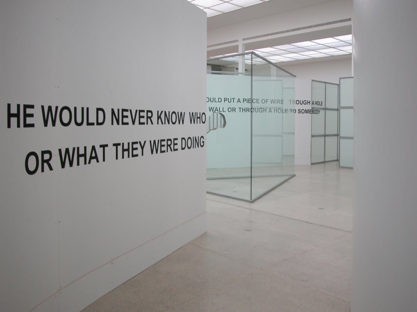 Exhibition view, Monica Bonvicini/Sam Durant, Break It / Fix It