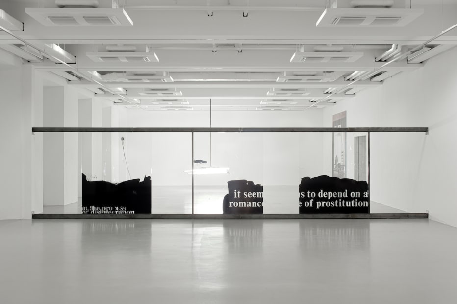 Exhibition view, Monica Bonvicini, BOTH ENDS