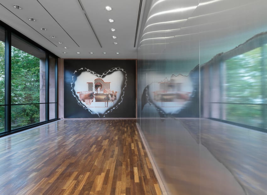 installation image of Monica Bonvicini: LOVER’S MATERIAL