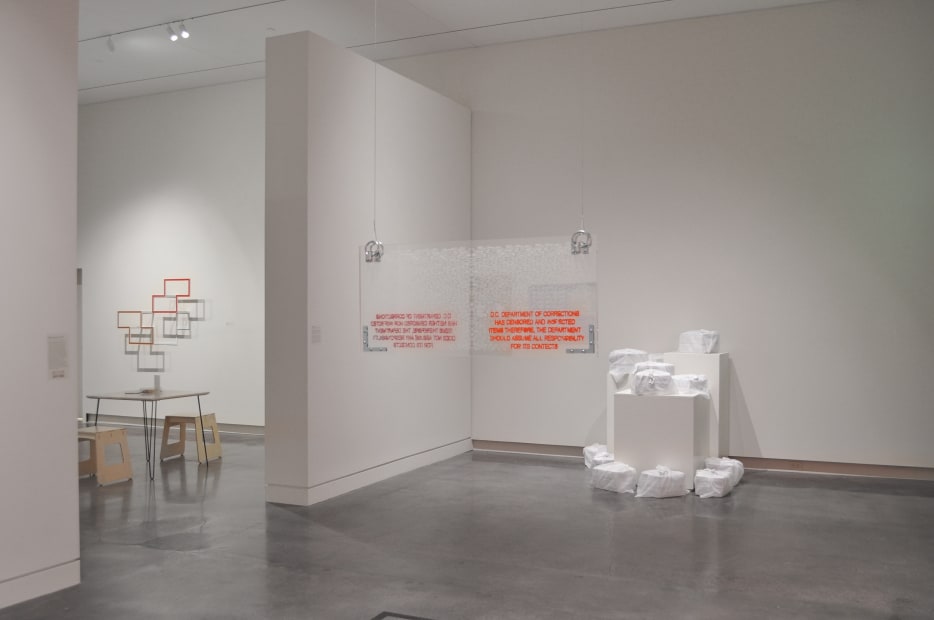 Installation view of Sherrill Roland: Sugar, Water, Lemon Squeeze at the Asheville Art Museum, Asheville, NC. Image courtesy of the Asheville Art Museum.