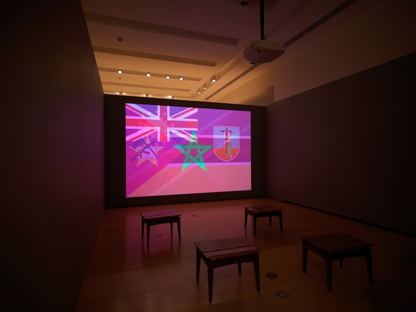 Image of Kimsooja, To Breathe - The Flags, 2012.
