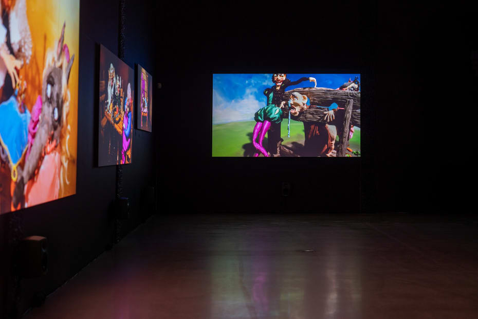 installation image of Nathalie Djurberg & Hans Berg: Only For the Wicked.