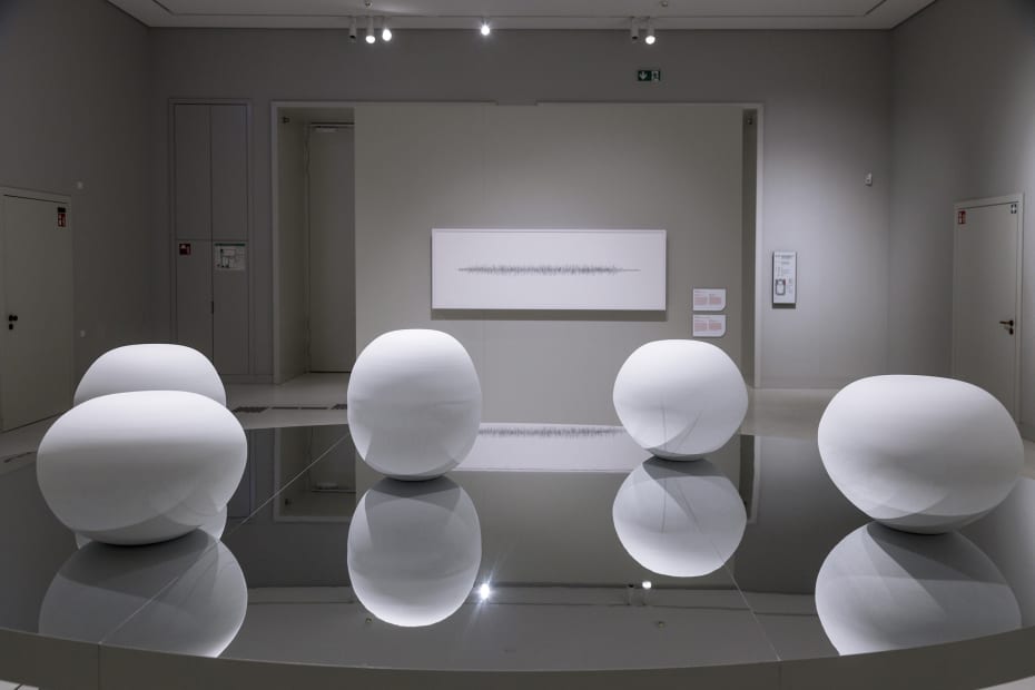 Kimsooja installation image at Humboldt Forum, Berlin.