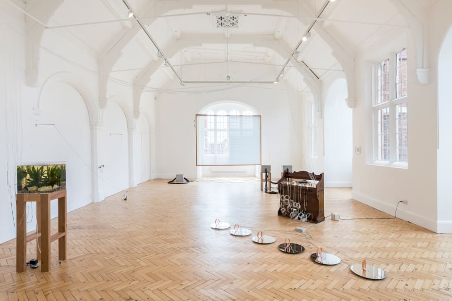 Installation view of “Voluta” Camden Arts Centre, London, 2018