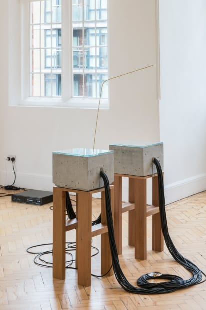 Installation view of “Voluta” Camden Arts Centre, London, 2018
