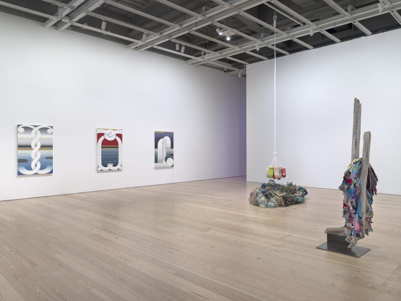 Installation view of Whitney Biennial 2024: Even Better Than the Real Thing (Whitney Museum of American Art, New York, March 20- August 11, 2024)