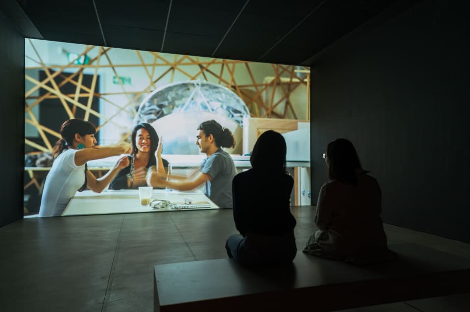 Installation view: Olafur Eliasson: Your curious journey, SAM at Tanjong Pagar Distripark, Singapore, 2024