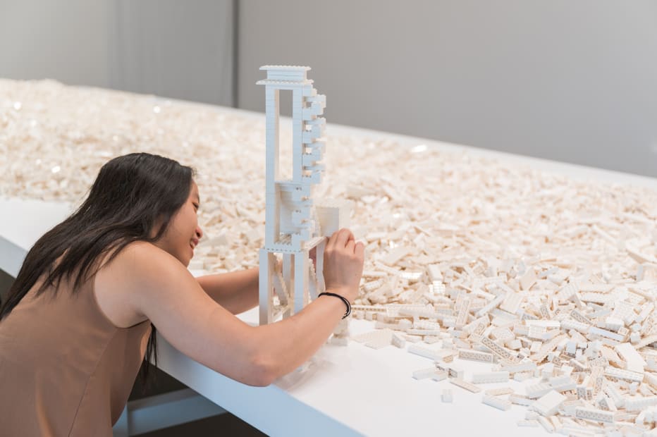 Installation view: Olafur Eliasson: Your curious journey, SAM at Tanjong Pagar Distripark, Singapore, 2024