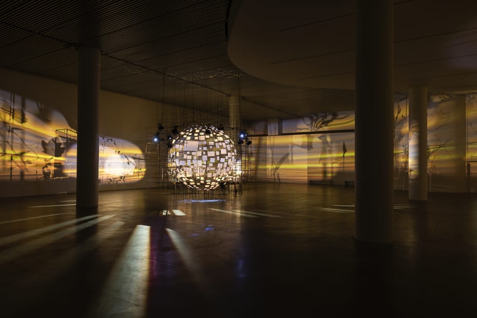 Sarah Sze installation image at ARoS, Aarhus C, Denmark.