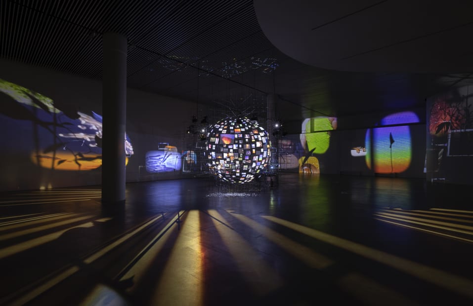 Sarah Sze installation image at ARoS, Aarhus C, Denmark.