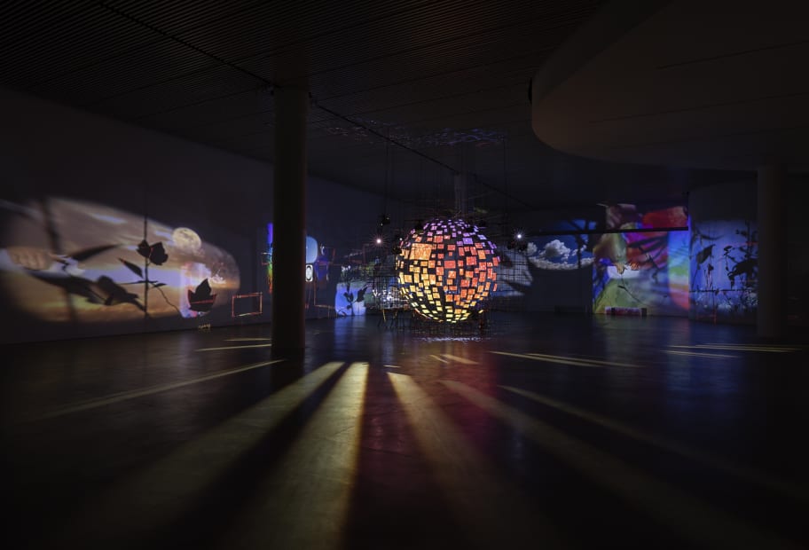Sarah Sze installation image at ARoS, Aarhus C, Denmark.