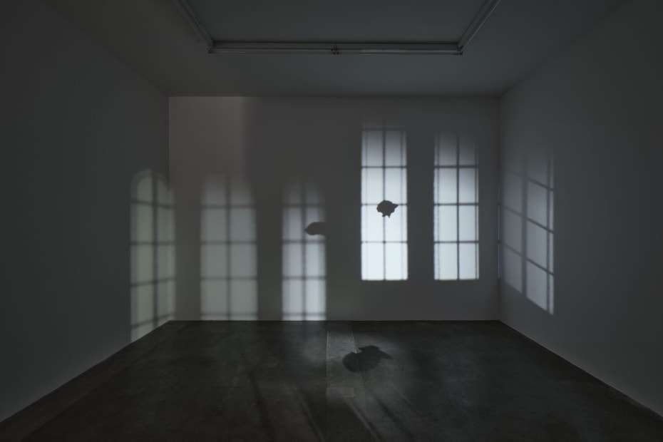 Installation image of Signal Fires at Tanya Bonakdar Gallery, Los Angeles.