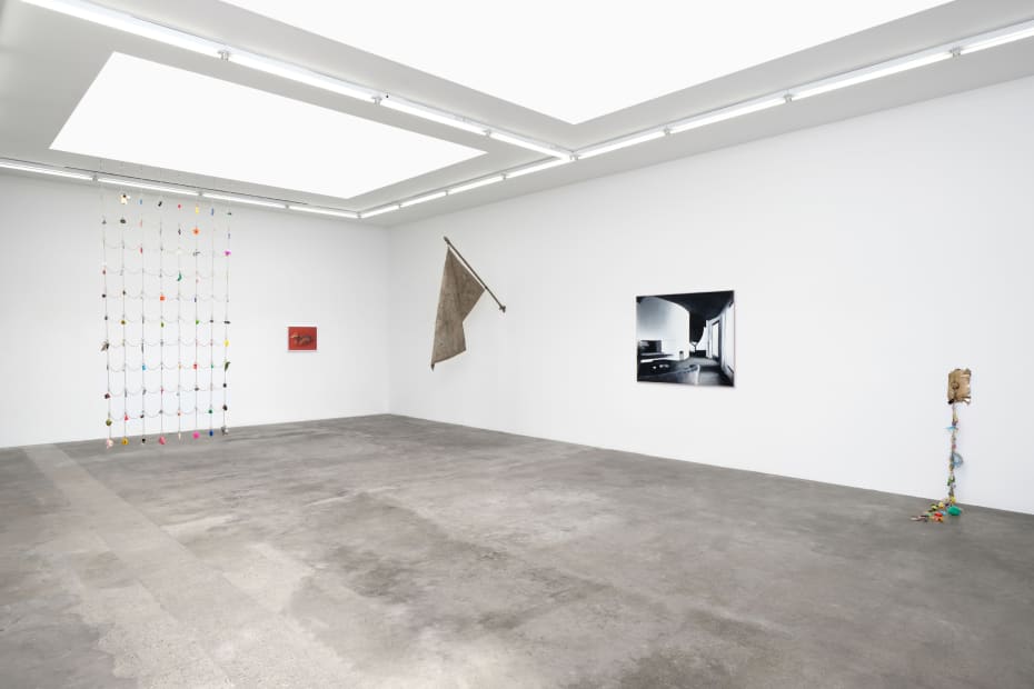 Installation image of Signal Fires at Tanya Bonakdar Gallery, Los Angeles.