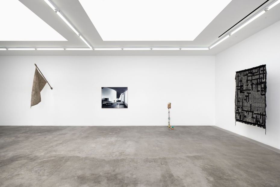 Installation image of Signal Fires at Tanya Bonakdar Gallery, Los Angeles.
