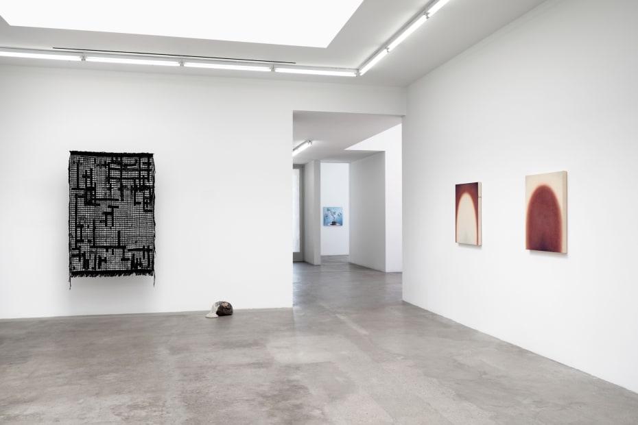 Installation image of Signal Fires at Tanya Bonakdar Gallery, Los Angeles.