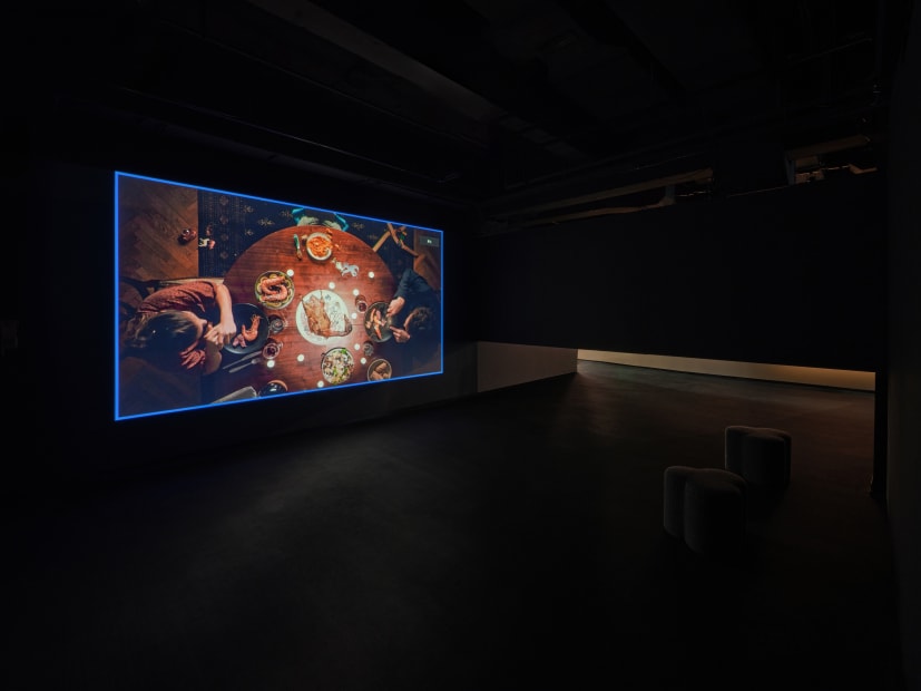 Installation image of Liu Shiyuan: CRISPR Whisper at Fotografiska, Shanghai.