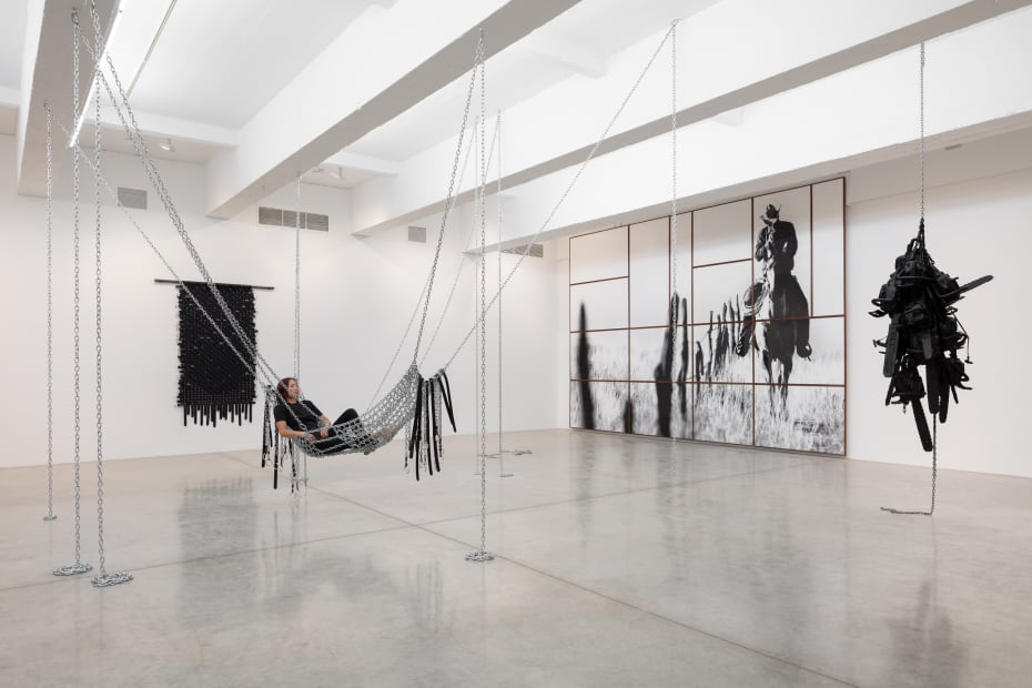 Installation image of Monica Bonvicini: Put All Heaven in a Rage at TBG New York.