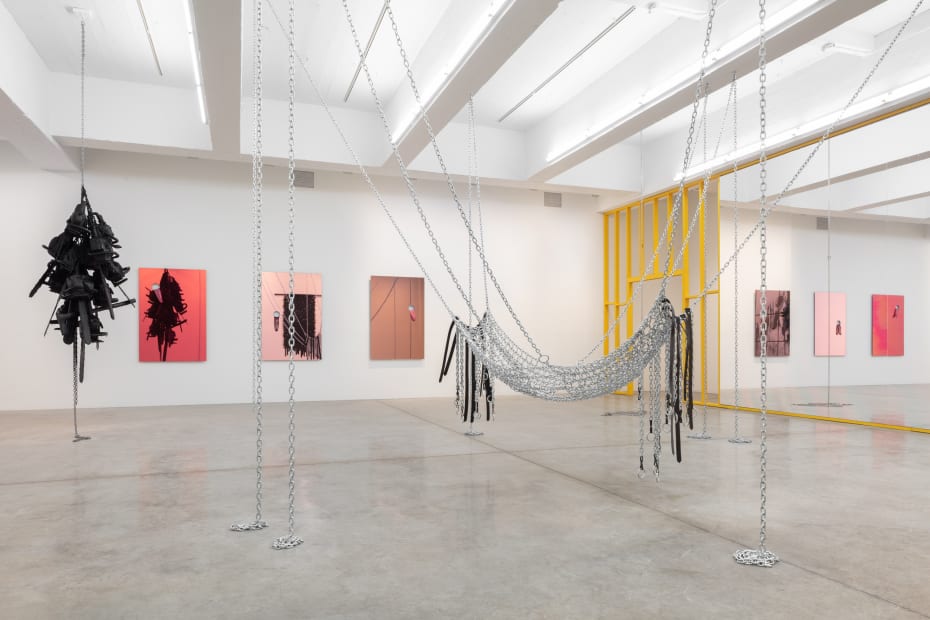 Installation image of Monica Bonvicini: Put All Heaven in a Rage at TBG New York.