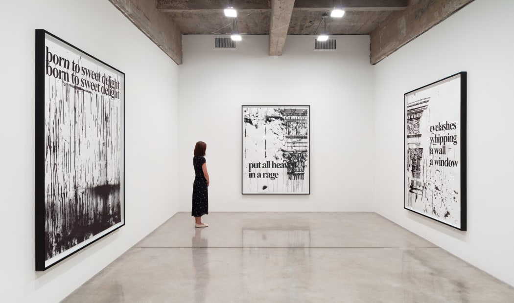 Installation image of Monica Bonvicini: Put All Heaven in a Rage at TBG New York.