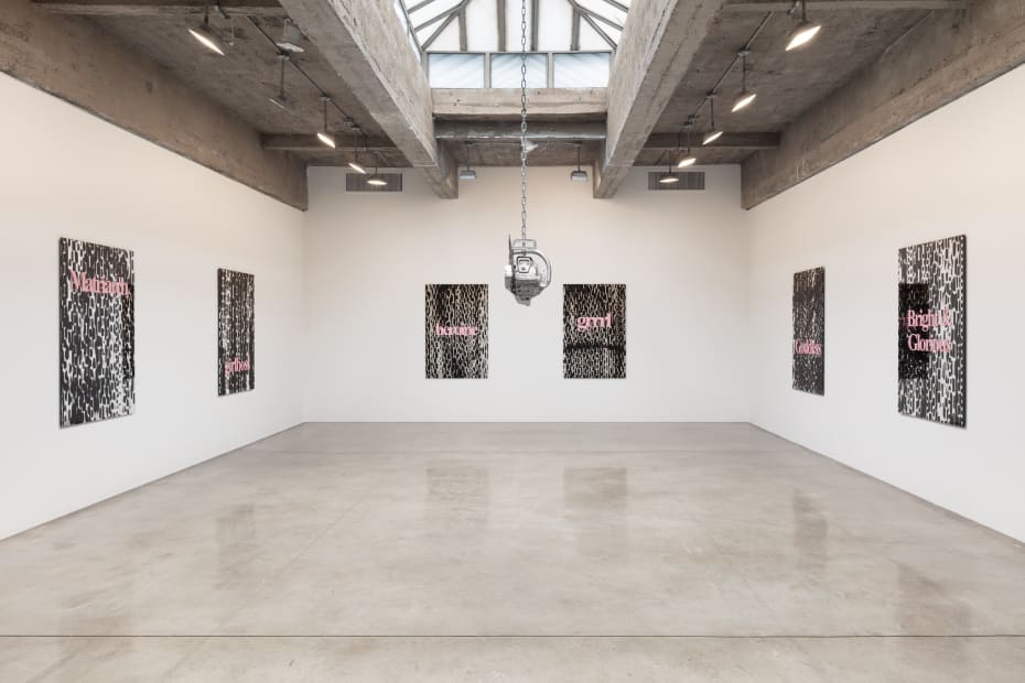 Installation image of Monica Bonvicini: Put All Heaven in a Rage at TBG New York.